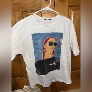 Zara women’s graphic t shirt